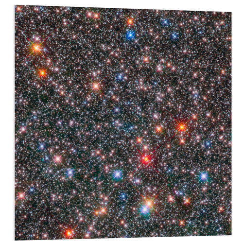 Stampa su PVC Stars in bulge of Milky Way, Hubble image