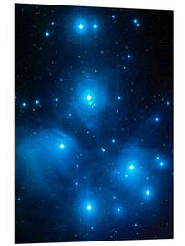 Foam board print M45 Pleiades star cluster