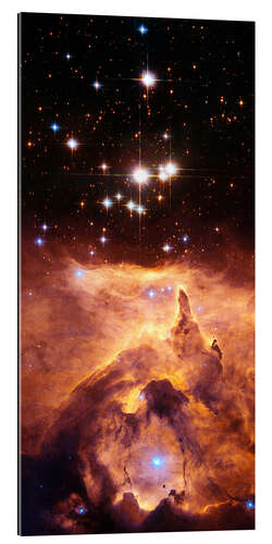 Galleriprint Star cluster Pismis 24 above NGC 6357