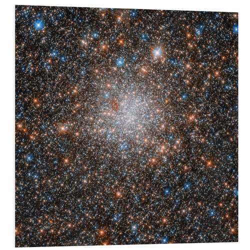 Foam board print Globular cluster NGC 1898