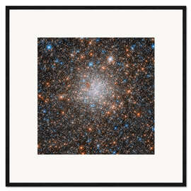 Impressão artística com moldura Globular cluster NGC 1898