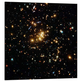 Magnettafel Hubble Space Telescope - Gravitationslinsen Dunkler Materie