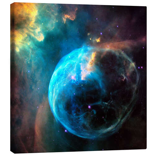 Canvas-taulu Bubble nebula captured by the Hubble telescope