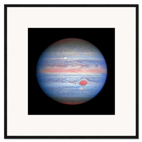 Ingelijste kunstdruk Storm on Jupiter