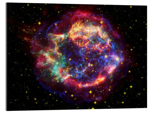 Acrylic print Supernova remnant Cassiopeia A