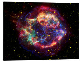 Aluminium print Supernova remnant Cassiopeia A