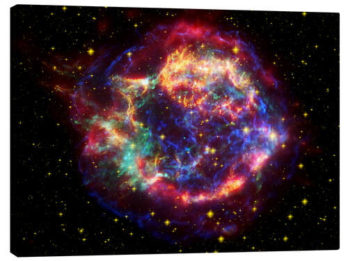 Canvas print Supernova remnant Cassiopeia A