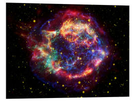 Foam board print Supernova remnant Cassiopeia A