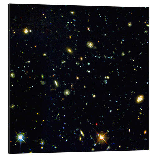 Cuadro de plexi-alu Hubble Space Telescope - Deepfield Distant Galaxies