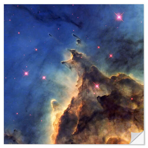 Sticker mural Monkey Head Nebula