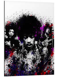 Cuadro de aluminio Jimi Hendrix