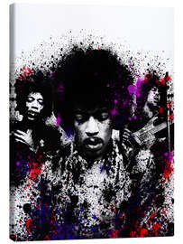Stampa su tela  Jimi Hendrix - Artbase79
