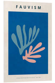 Hartschaumbild Fauvism - Blue