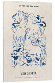 Alubild Leo Gestel - Three Horses