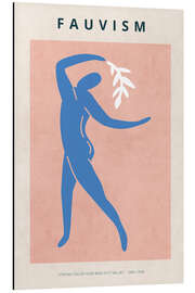 Aluminium print Fauvism - Pink