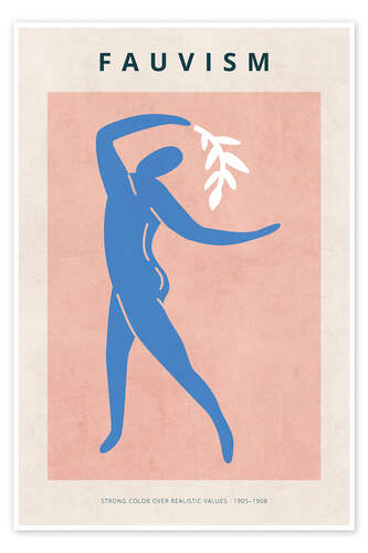 Poster Fauvism - Pink