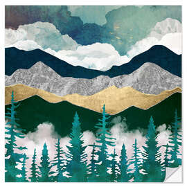 Wall sticker Misty Pines II