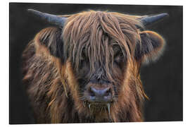 Magnettafel Junge Highlanderin