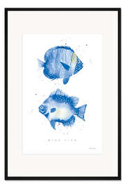 Gerahmter Kunstdruck Tropischer Fisch