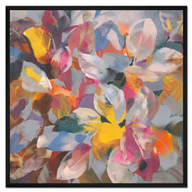 Gerahmter Kunstdruck Konfetti Blätter