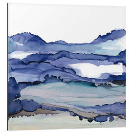 Magnettafel Blaulichtlandschaft II