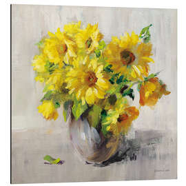 Tableau en aluminium Tournesol Nature Morte II