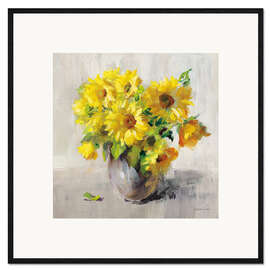 Framed art print Sunflower Still Life II