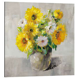 Aluminium print Sunflower still life I