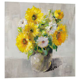 Foam board print Sunflower still life I