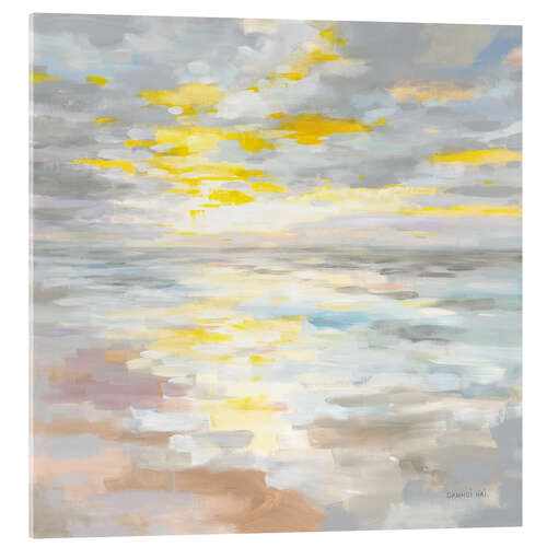 Acrylglas print Sunrise on the sea