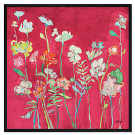 Gerahmter Kunstdruck Blumenreichtum