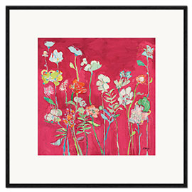 Framed art print Abundance of flowers
