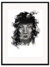 Gerahmter Kunstdruck Blüte