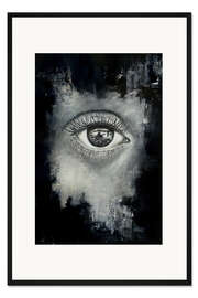 Gerahmter Kunstdruck Das Auge des Betrachters
