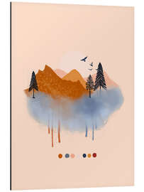 Magnettafel Abstrakte Landschaft