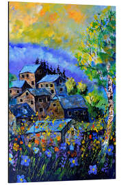 Magnettafel Alte Häuser im Sommer