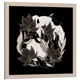 Magnettafel Finsternis des Inari - Springender Fuchs und Mond