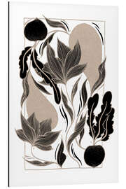 Magnettafel Ökosystem - Abstrakte botanische Illustration