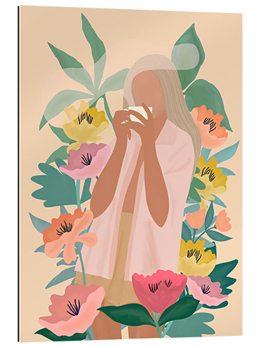 Gallery print Coffee among the flowers II