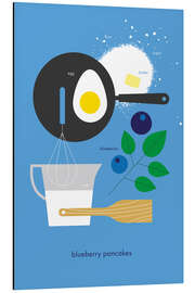 Magnettafel Blueberry pancakes