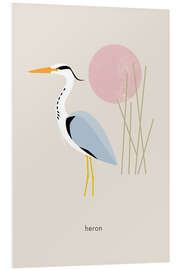 Tableau en PVC Heron