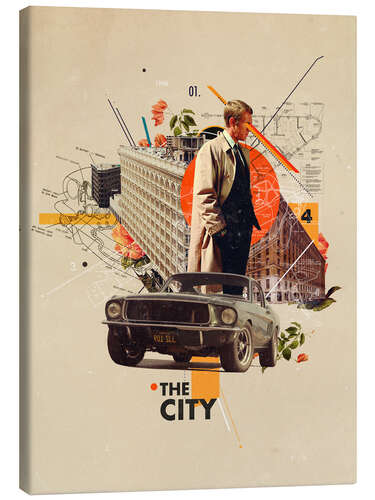 Obraz na płótnie The City 1968