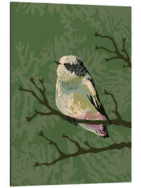 Magnettafel Vogel im Sommerwald