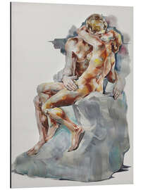 Tableau en aluminium Le baiser