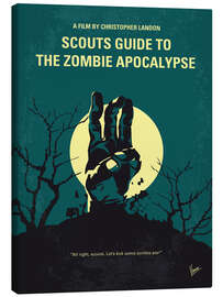 Canvas print Scouts guide to the zombie apocalypse