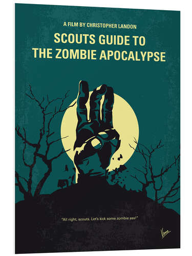 Obraz na PCV Scouts guide to the zombie apocalypse