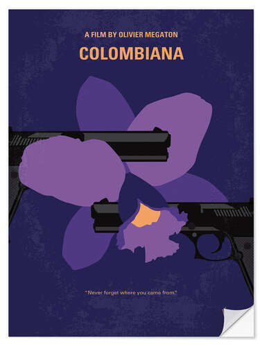 Selvklebende plakat Colombiana