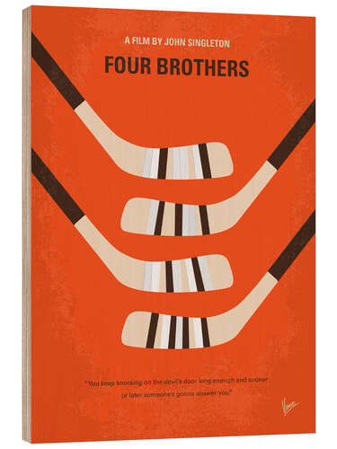 Stampa su legno Four Brothers - Quattro fratelli