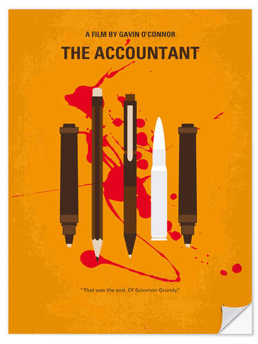 Vinilo para la pared The Accountant