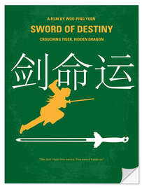 Selvklebende plakat Sword of Destiny